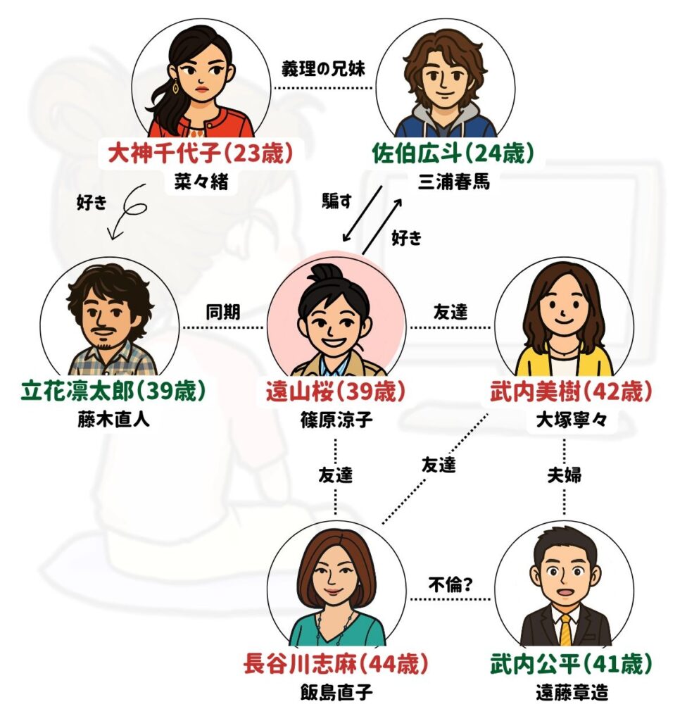 ラストシンデレラ 相関図